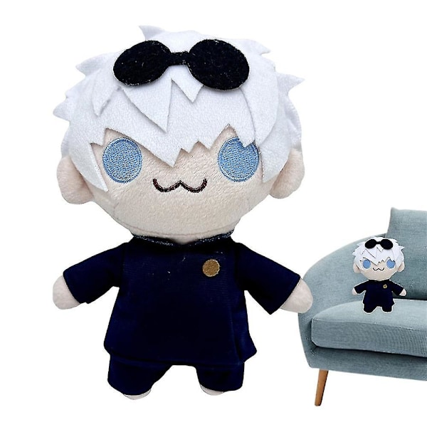 Gojo og Geto plysdyr Anime figurer legetøj plys bamse hjem indretning børn fødselsdag gaver White