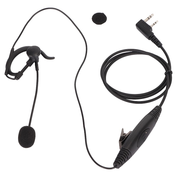 Walkie Talkie -kuulokemikrofoni, jossa edistyksellinen PTT-mikrofoni K-pää, yleiskäyttöinen korvaava Baofengille