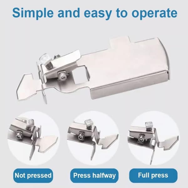 1/2 STK Magnetisk sømføring sømføringsregel 2 STK STIL 2 2 STK[BT} 2pcs style 2 2pcs style 2