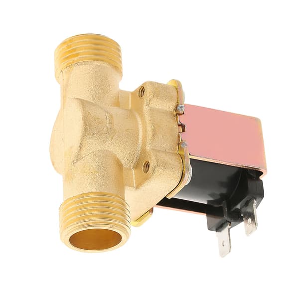 1/2\" DC12V Normalt Lukket Messing Elektrisk Magnetventil Til Vandkontrol