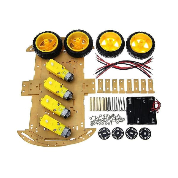 Intelligent Robot Assembly Car Kit Diy Electronic Kit To Build Robot Acrylic Car Base Car Learning