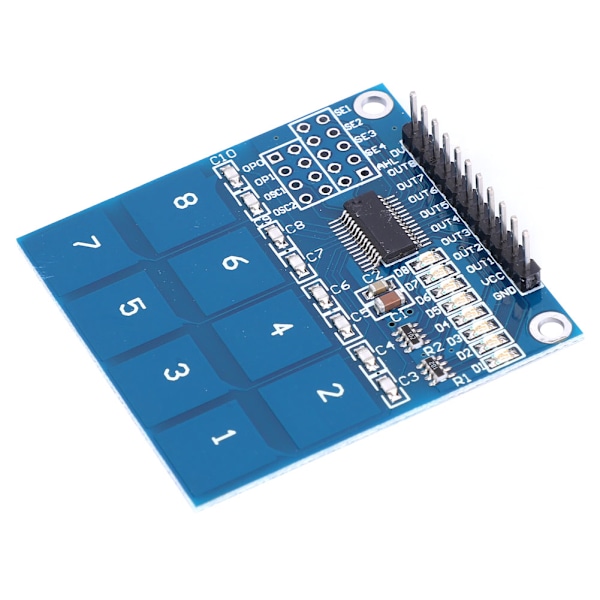 TTP226 8-kanals kapacitiv beröringsbrytare digital beröringssensor modul