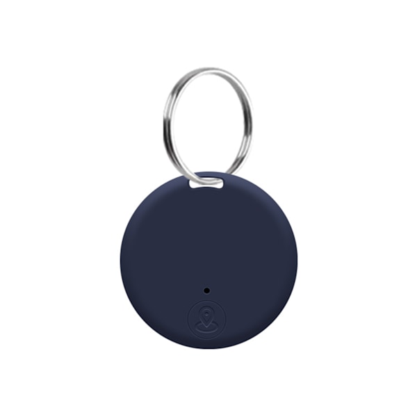 (Blå + Nyckelring) Bluetooth 5.0 Tvåvägslarm Intelligent Positionering Anti-Lost Enhet