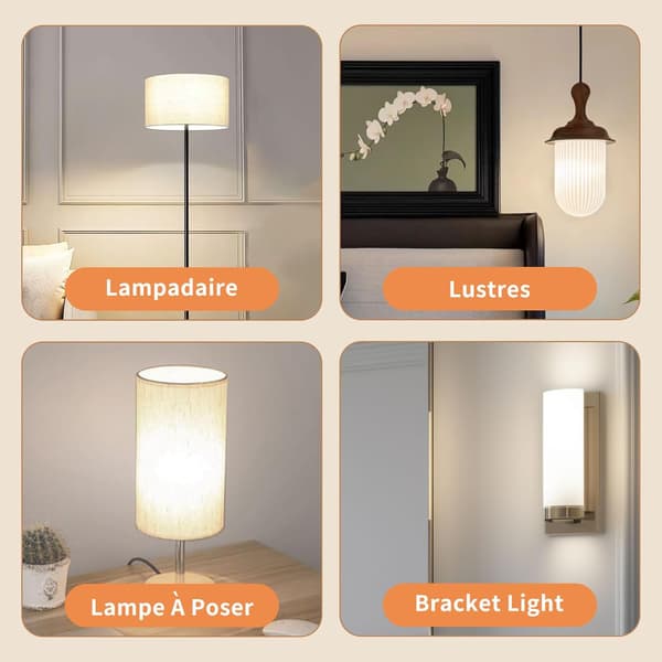 G23 2-Pin 11W Kompaktlysrör, Neutralvit 6500K, Energibesparande, Ögonskydd, Ej Dimbar, 2-pack