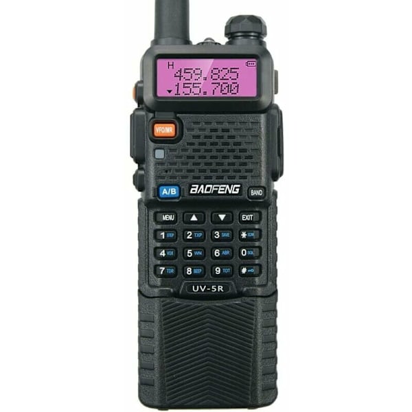 UV-5R 8W Walkie Talkie 3800mAh akulla, FM-radio, tehokas kaksoiskaistainen 128-kanavainen radioviestintätransceiver (2 kpl)