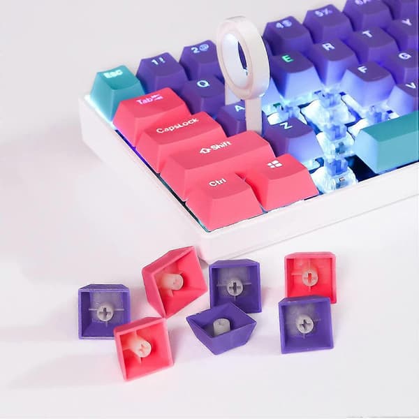 Pudding Keys 60 prosent, 118 Dye-sublimeringstaster, ASA-profil tilpassede taster (kun tastehetter) Myrtle
