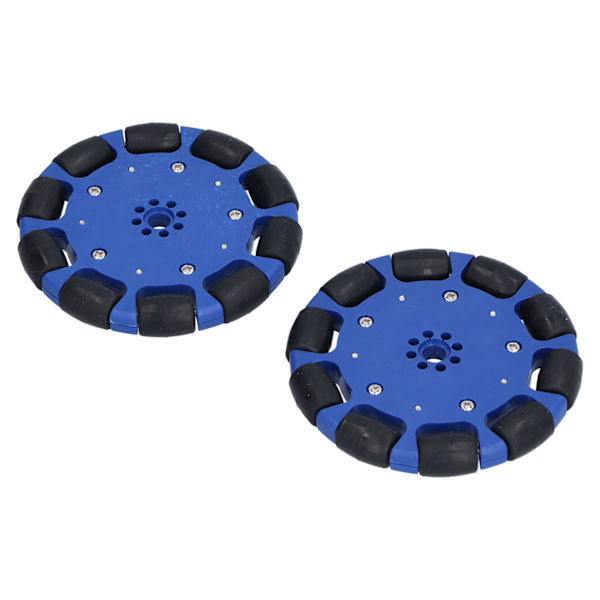 100 mm pyöreät neopreenipyörät, vetopyörät, Omni-pyörät, älykkäät robottiauton osat, 8 mm reikä