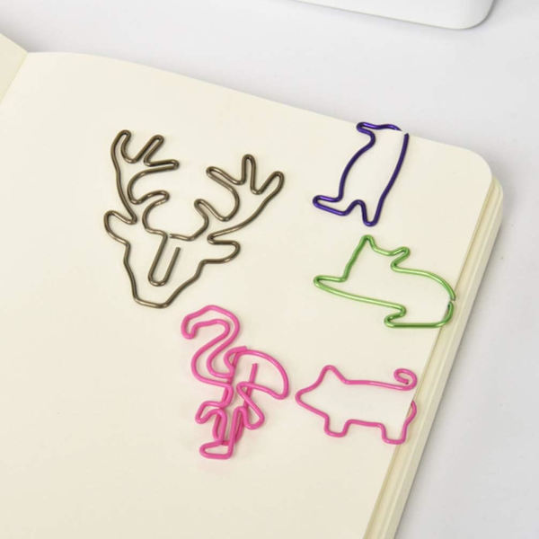 50 stk. Dachshund papirclips tegneserie papirclips Kreative specielt formede søde papirclips