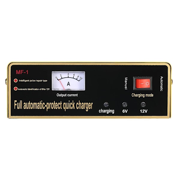 6V/12V 80AH Intelligent Automatisk LED-oplader Puls Reparationstype Vedligeholdelsesenhed til Blysyrebatteri og [DM]