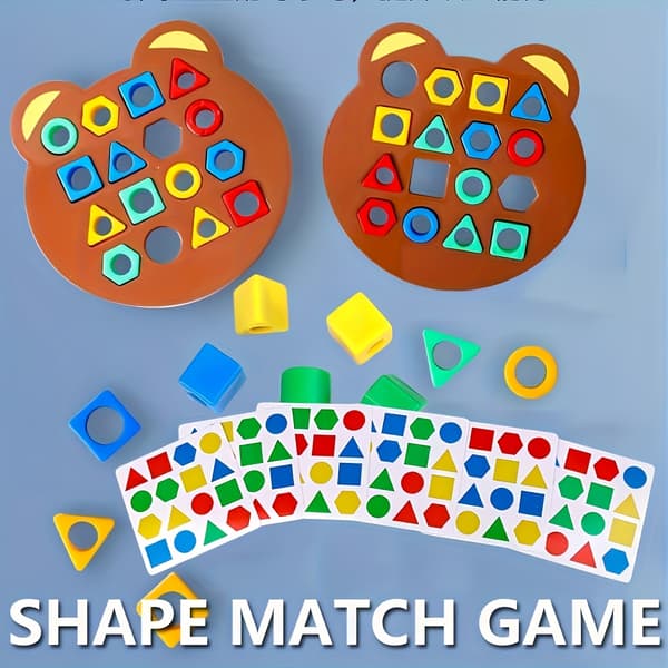 Geometrisk Formmatchende Spill - Rask Fargepuslespill Play alone