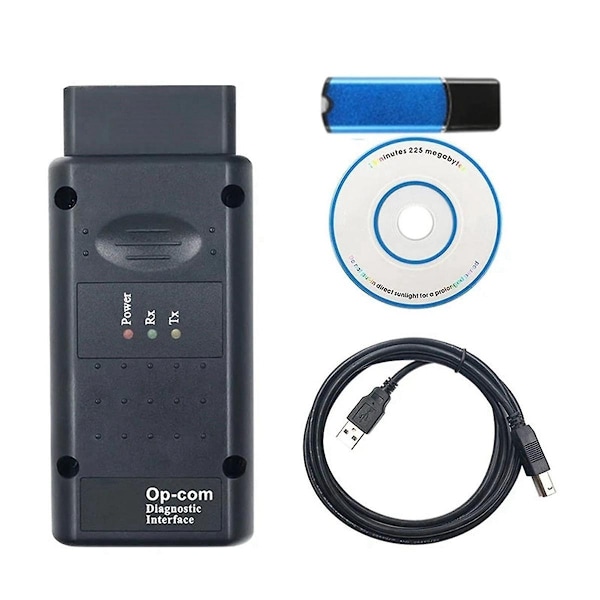 OPCOM 2021 USB-tikulla varustettu diagnostiikkatyökalu Op-Com V1.95 Flash-päivityksellä Op Com V2021 Opel-autojen diagnostiikkatyökaluille - WELLNGS