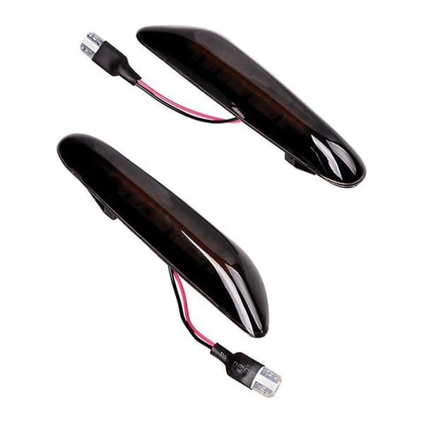 LED dynamisk blinkers sidomarkeringsljus sekventiell blinkers för - 1 3 5 X-serien E46 E60 E82