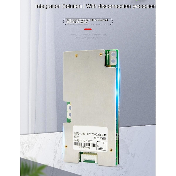 7s 24v Ternary - Batteribeskyttelseskort Bms Samme Port Med Utjevning PCB Beskyttelse(50a)