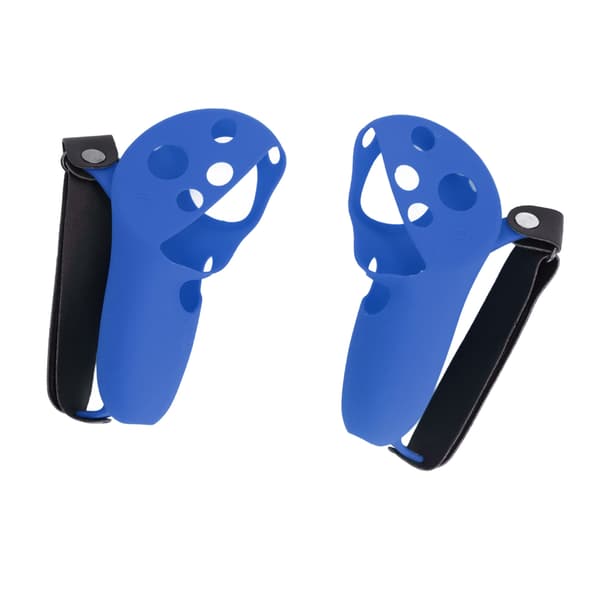 stk. Blå Silikone Touch Controller Grip Covers med Knæstropper til Meta Quest Pro{bt)