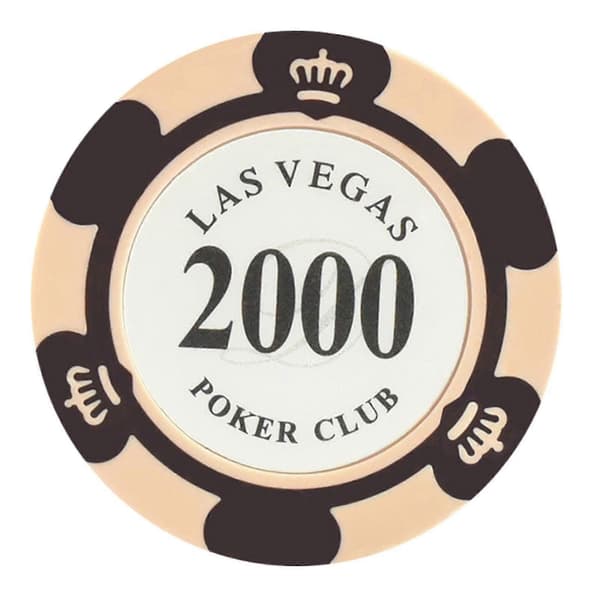 1278 | 20 stk. kasinochips - Bærbare spillechips til Las Vegas Coin{h} 2000 Face Value