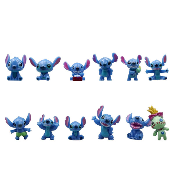 Stitch Blind Box Julekalender Blind Box Countdown Anime Blind Box A