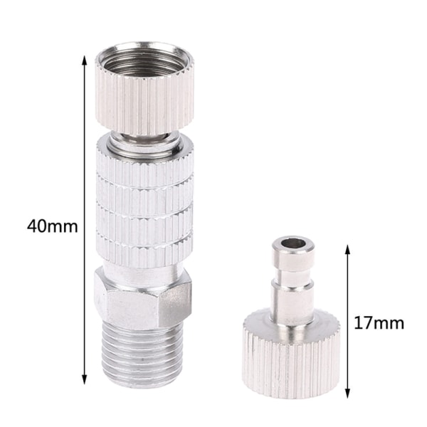 Hurtigkobling for airbrush med adapter