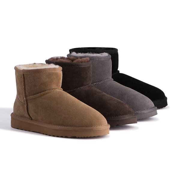 Australia Vanntett Unisex Ekte Australsk Sauehud Kort Lys Grå Lys Grå-FF- Lys Grå Light Grey 36