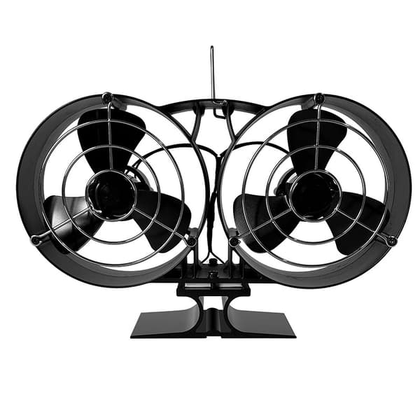 Varmedrevet ovnventilator til åben pejs - Effektiv varmefordeling{BT}