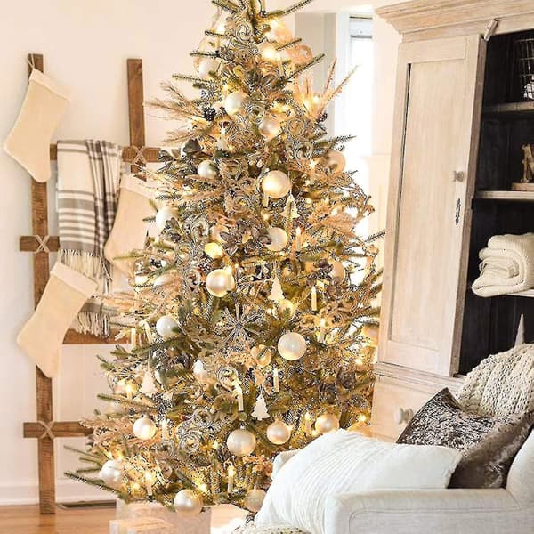 40x LED Julelys, Trådløse Varmhvite Juletrelys[BT]