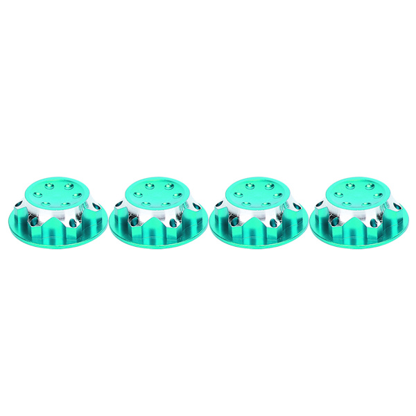 4 kpl 21mm/0,8 tuuman pölytiivis vannemutteri alumiiniseos tarvikkeet sopii AGAMA 1/8 RC-autoon Vihreä