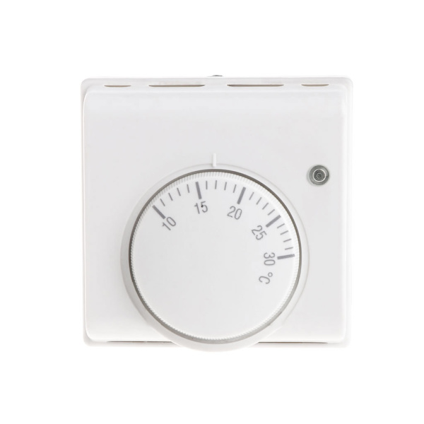 Kvadratisk rumtermostat 220V Mekanisk rumtermostat Temperaturregulator Aircondition & gulvvarme