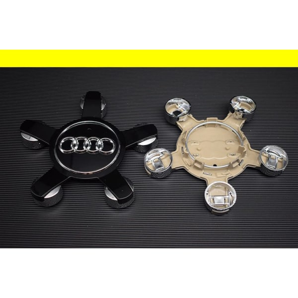 Sopii Audi 134mm viisikyntiseen peitekeskiöön A6 A4L-Audi 5-kynsi kovera harmaa (neljä pakkausta)