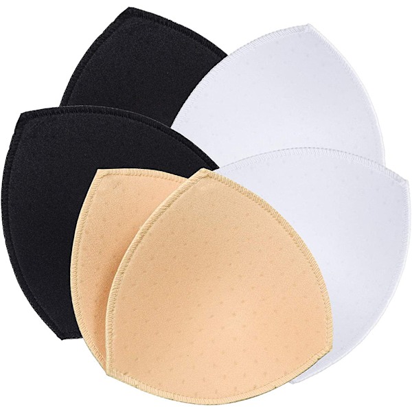 TopBine 3 Par BH Innlegg, BH Puter, Avtagbar Sports-BH, Bikinier, Undertøy Innlegg, Puter