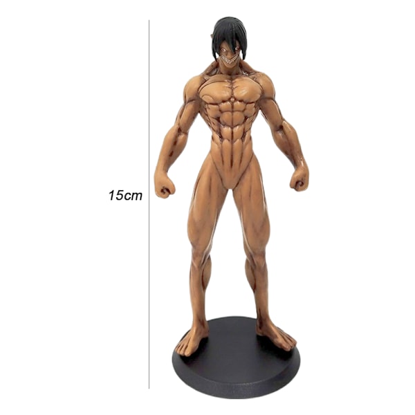 Actionfigur docka modell Attack On Titan PVC staty anime leksaker
