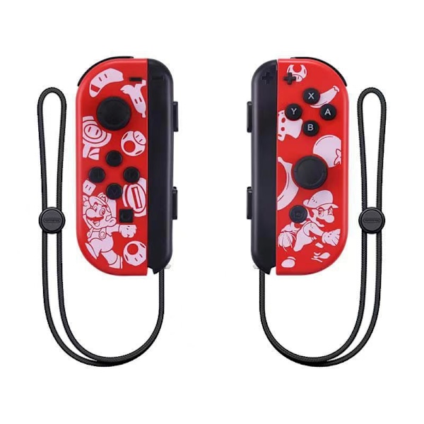 Nintendo Switch-controller Joycon trådløs Bluetooth-spilcontroller fjernopvågning med sne Red Mario