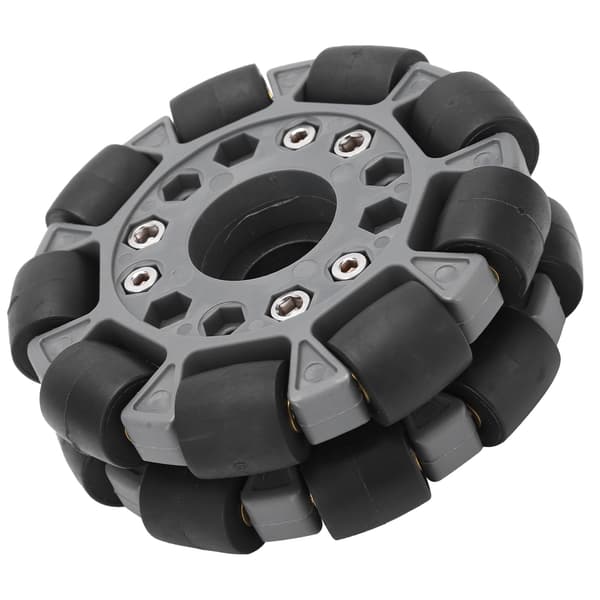 100 mm dubbla plast omnihjul lastar 20 kg för plattformsrobotkit 14049