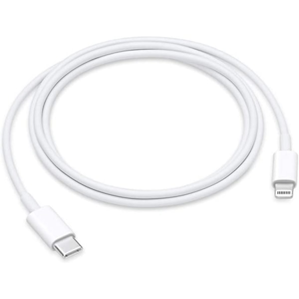 USB-C til Lightning-kabel iPhone Hurtigoplader 2M Hvid 10-pak