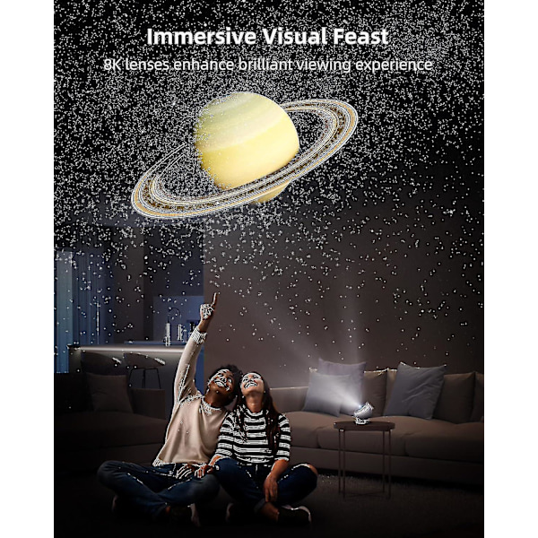 2024 13 i 1 Planetarium Galaxy Projektor, 8k Stjerneprojektor Med Timer, Nebulo Stjerne Nattelys Til Børn Voksne, Soveværelse Loft Dekoration, Hjemmebiograf,