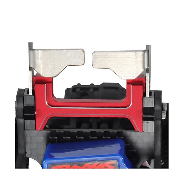 Trx4m Metall Front- och Bakre Stötfångare Montering Stötfångare Stativ Servo Montering