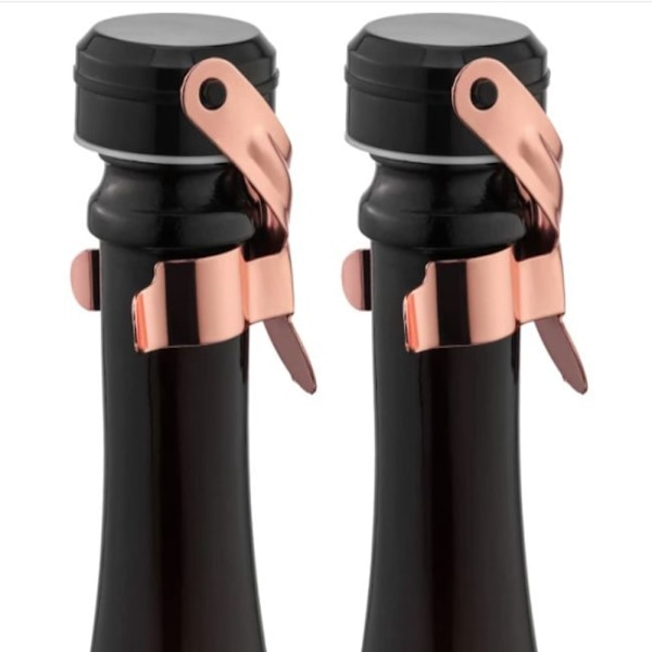 2 flaskhållare Vinflaskhållare ROSÉGULD Rose Gold