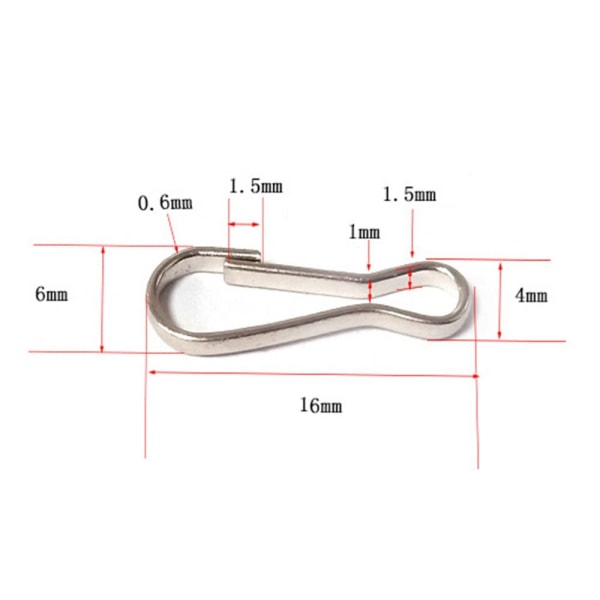 10 stk. Metalspænder Dukke Taskekæde 25MM 25mm