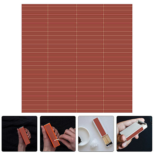 DIY-tändstickspapper 108 st Självhäftande tändstickor Tändstickspapper