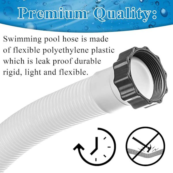 Sæt til Intex swimmingpool slange adapter Udskiftningsslange Swimmingpool slange filter Pumpe slange fittings
