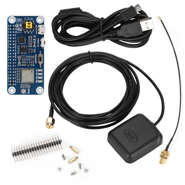 HURRISE Elektroniska komponenter Multi-GNSS HAT L76X för Raspberry Pi stöder GPS BDS QZSS