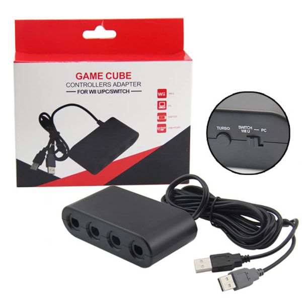 Spelkonverterare för GameCube GC-kontroller USB-adapter