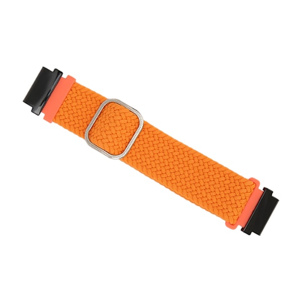 Urrem til Garmin Fenix 7S 6S 5S - Flettet nylon - Størrelsesjusterbar - Orange