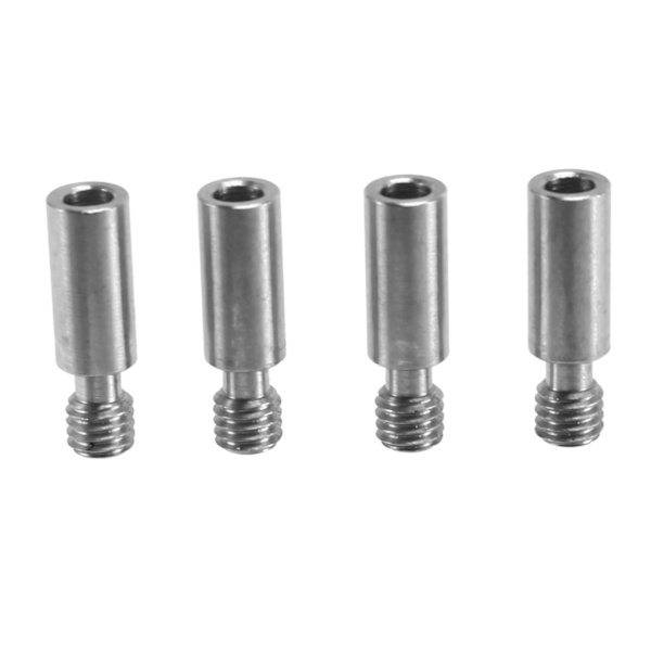 4 H2 Extruder Heat Break Metall Titanlegering Heatbreak 3d-skrivardelar för B1 .0 Anet A8 Uppgradering