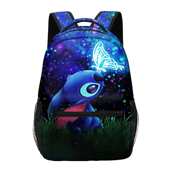 Disney Lilo Stitch Kawaii Pojkar Flickor Barn Skolväskor Kvinnor Hög Kapacitet Ryggsäck Tonåringar Resväska Mochila Escolar style 16