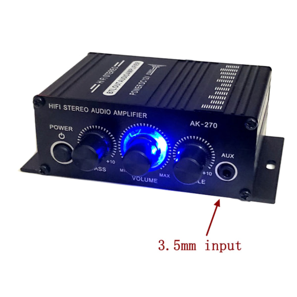 20W+20W Digital forsterker HIFI bluetooth Stereo o AMP USB FM