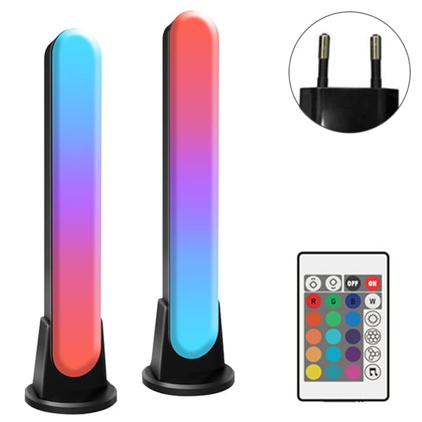 Smart RGB LED-lysstripe, omgivelseslys, søkelysstativ, egnet
