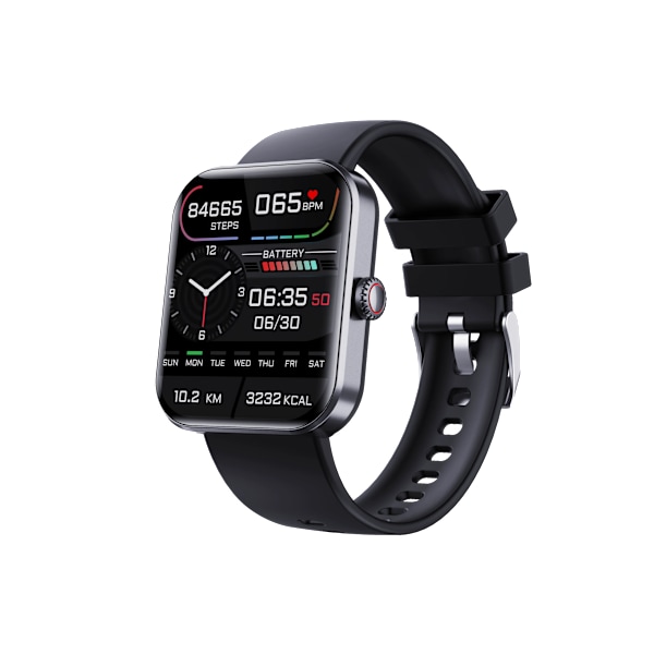ZZYSMART Smart Watch F57L VIP Blodsukker Sukker Menn Kvinner Smartwatch Ny 1,9 Tommers Kroppstemperatur 50+ Sports Black