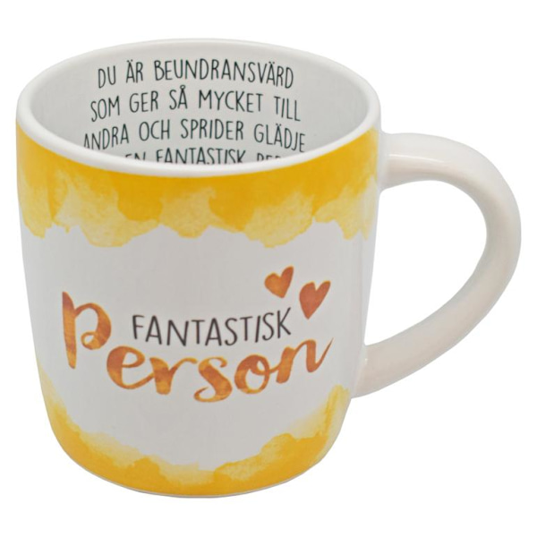 Kopp FANTASTISK PERSON(BT) multifärg multicolor