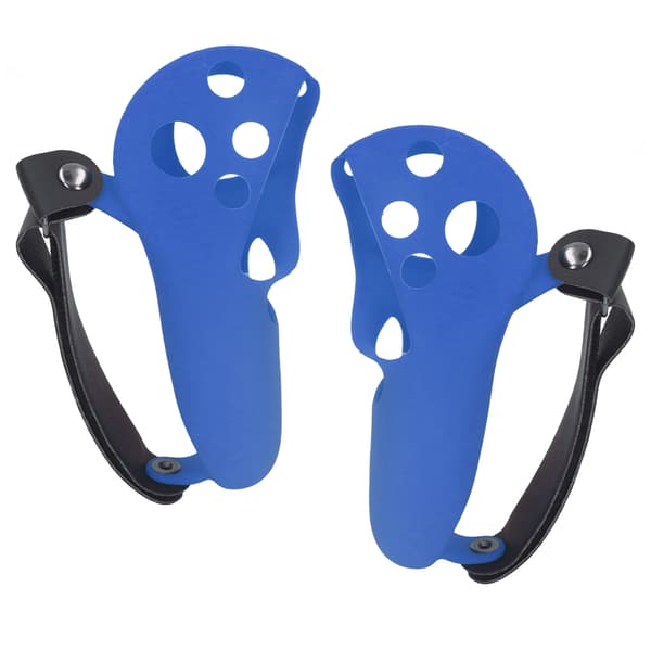 stk. Blå Silikone Touch Controller Grip Covers med Knæstropper til Meta Quest Pro{bt)