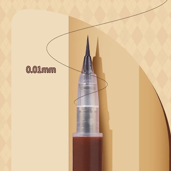 BIYA Øyenbrynspenn Vanntett Øyesminke Øyenbrynspenn Skaper Naturlig Look Øyenbrynssminkeverktøy Brun Brown Style B