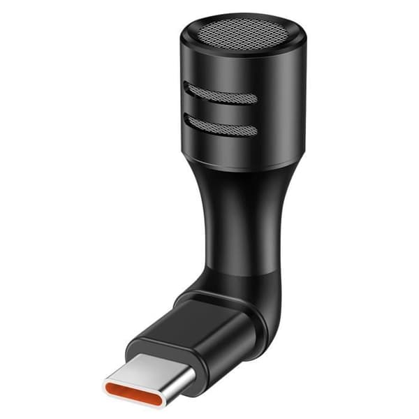 Mikrofon USB-C Støyreduksjon Svart Mikrofon